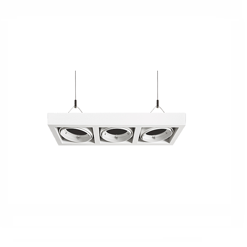 Luminario downlight LED ALPHA SUSPENDIDO III LED Blanco L5821-100 Magg