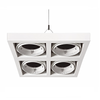 Luminario downlight LED ALPHA SUSPENDIDO IV LED Blanco L5822-100 Magg