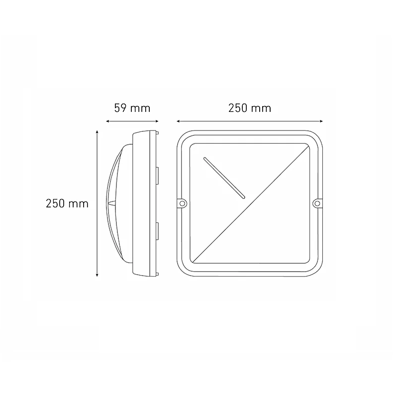 Luz LED para sobreponer - 170II – Picacia