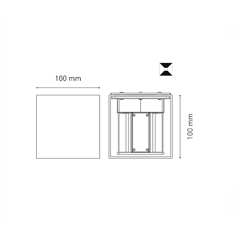 Compra Lámpara LED de pared para interior, 6.5 W, 3000 K. L7110