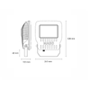 Reflector LED exterior KR 80 80W luz cálida 3000K  L7453-6E0 Magg