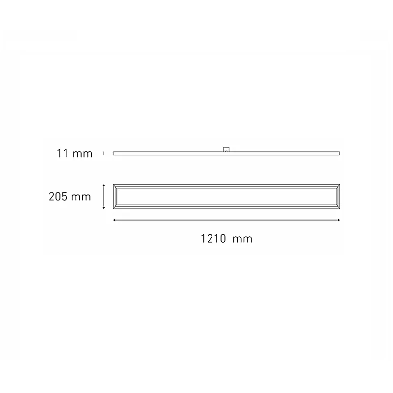 Lámpara LED techo empotrar / suspender PANEL 20x120 30W luz neutra 4000K Blanco L5526-1I0 Magg