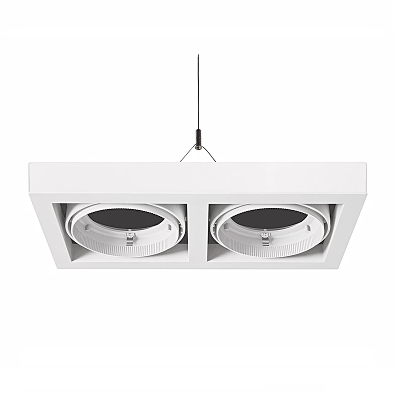 Luminario downlight LED ALPHA SUSPENDIDO II LED Blanco L5820-100 Magg ...