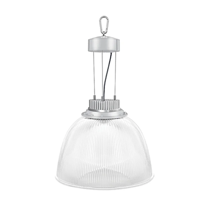 Luminaria LED colgante industrial CAMPANA 14/50 52W luz cálida 3000K Plata L5806-SE0 Magg