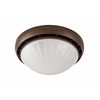 Luminaria plafón LED sobreponer exterior CEILING 200 LED SS 15W luz cálida 3000K Chocolate L5245-8E0 Magg