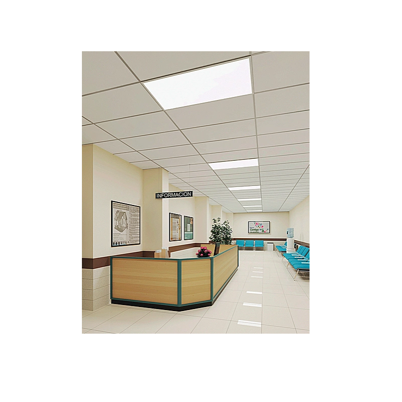 Lámpara LED empotrar CUBIC LED 60x60 40W luz fría 6000K Blanco L5511-1 ...