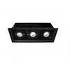 Luminario downlight LED POINTS MP III 15° 46.5W luz neutra 4000K Negro L5910-YIK Magg