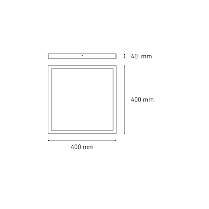 Lámpara downlight spot LED SQ 25 FLAT S 25W luz cálida 3000K Blanco L6371-1E0 Magg