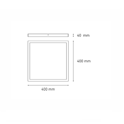 Lámpara downlight spot LED SQ 30 FLAT S 30W luz cálida 3000K Blanco L6383-1E0 Magg