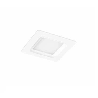 Lámpara downlight spot LED SQ 6 FLAT 6W luz cálida 3000K Blanco L6612-1E0 Magg